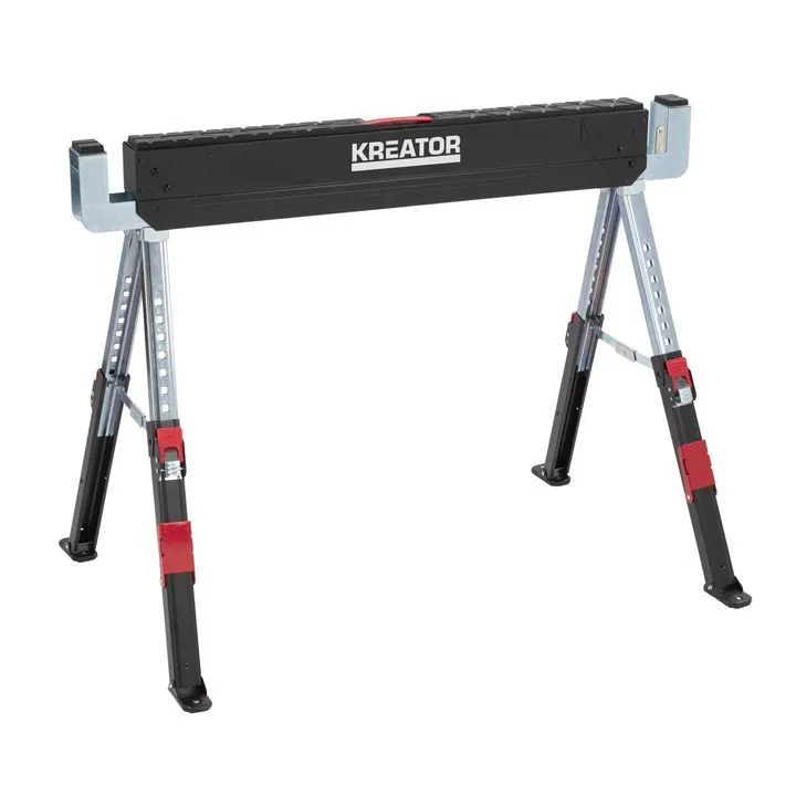 Arbeidsbukk justerbar 62-82 cm sammenleggbar