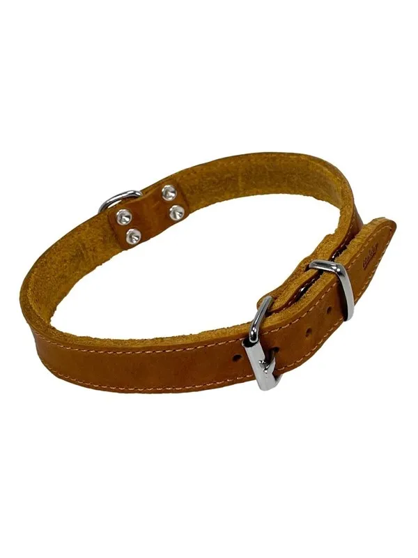 Nobby Halsbånd TABIL 50 cm (41-46 cm) 20 mm Cognac