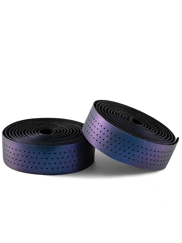 Rockbros Handlebar Tape Perforated Silicone with Chameleon Effect - Purple