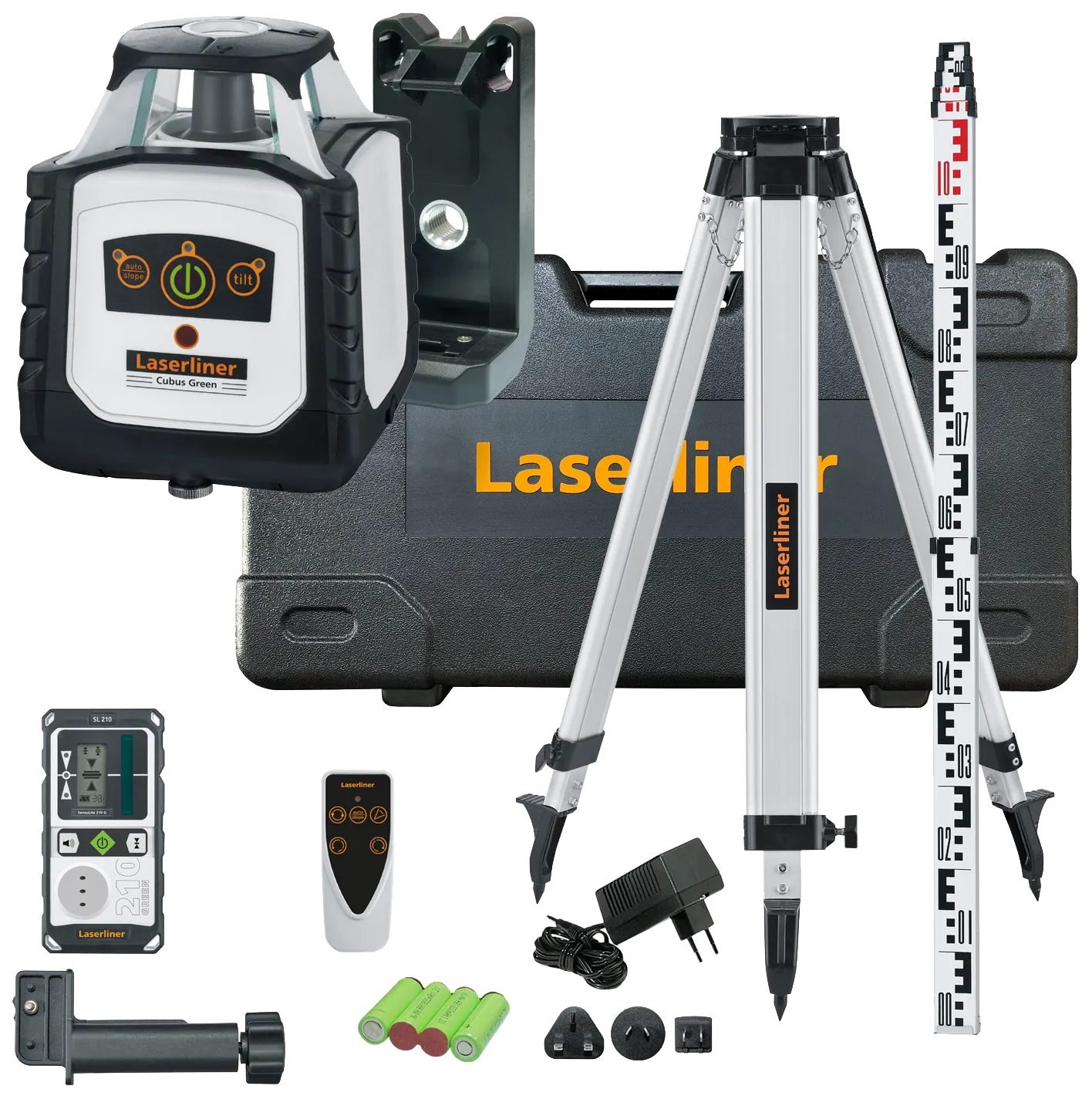 Laserliner Cubus G210 Set roterende laser m/tilb.