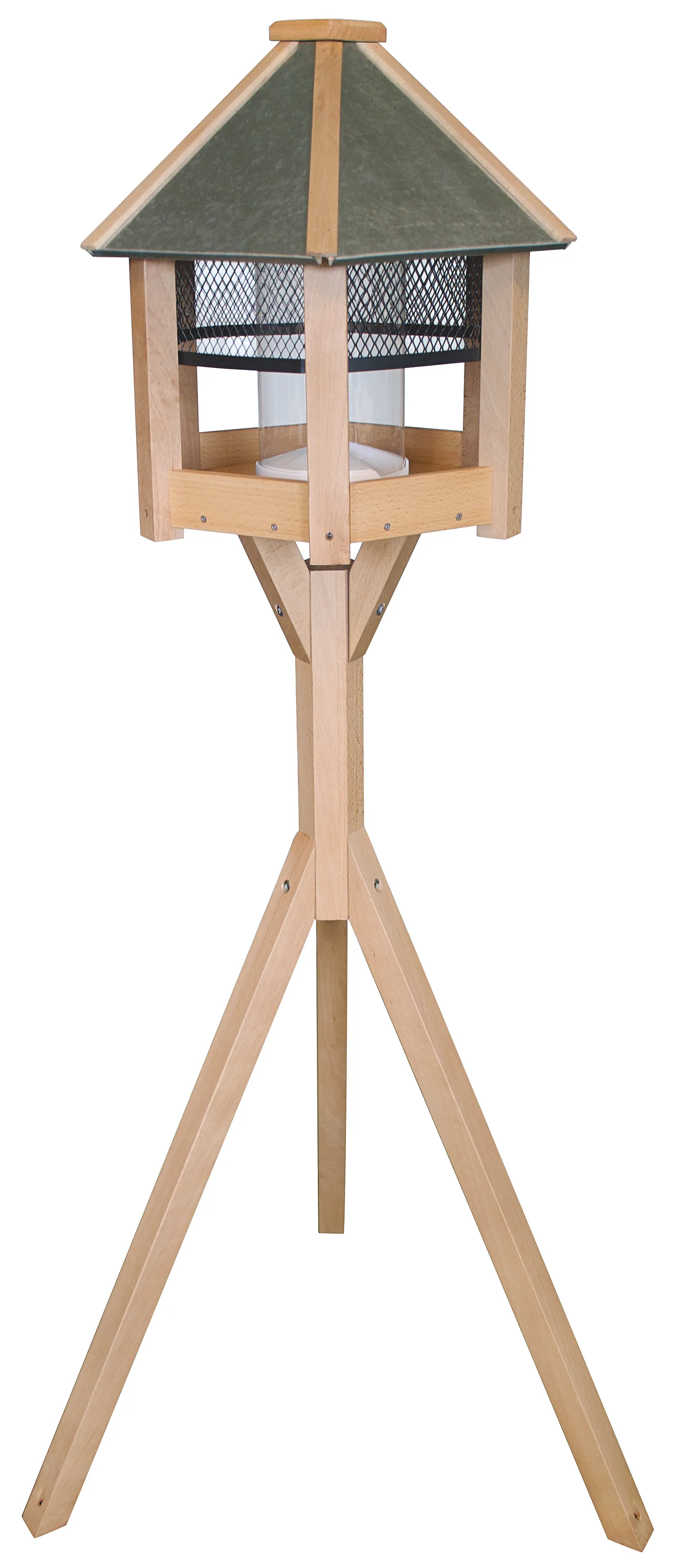 Fugleforingshus modell City på fot 134 cm