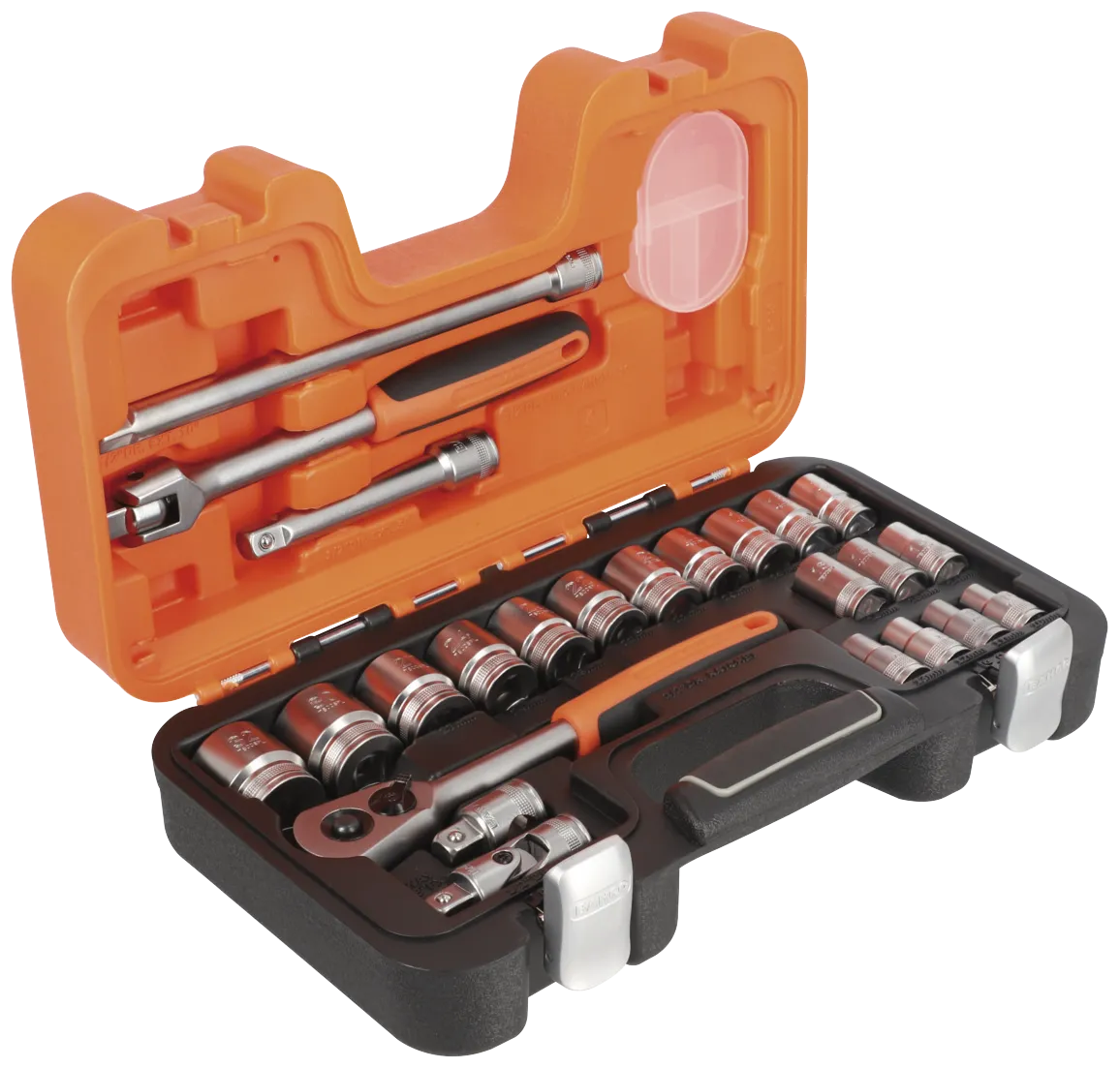Topnøkkelsett S240SPL splinedr. 1/2" 10-32mm, 24 deler