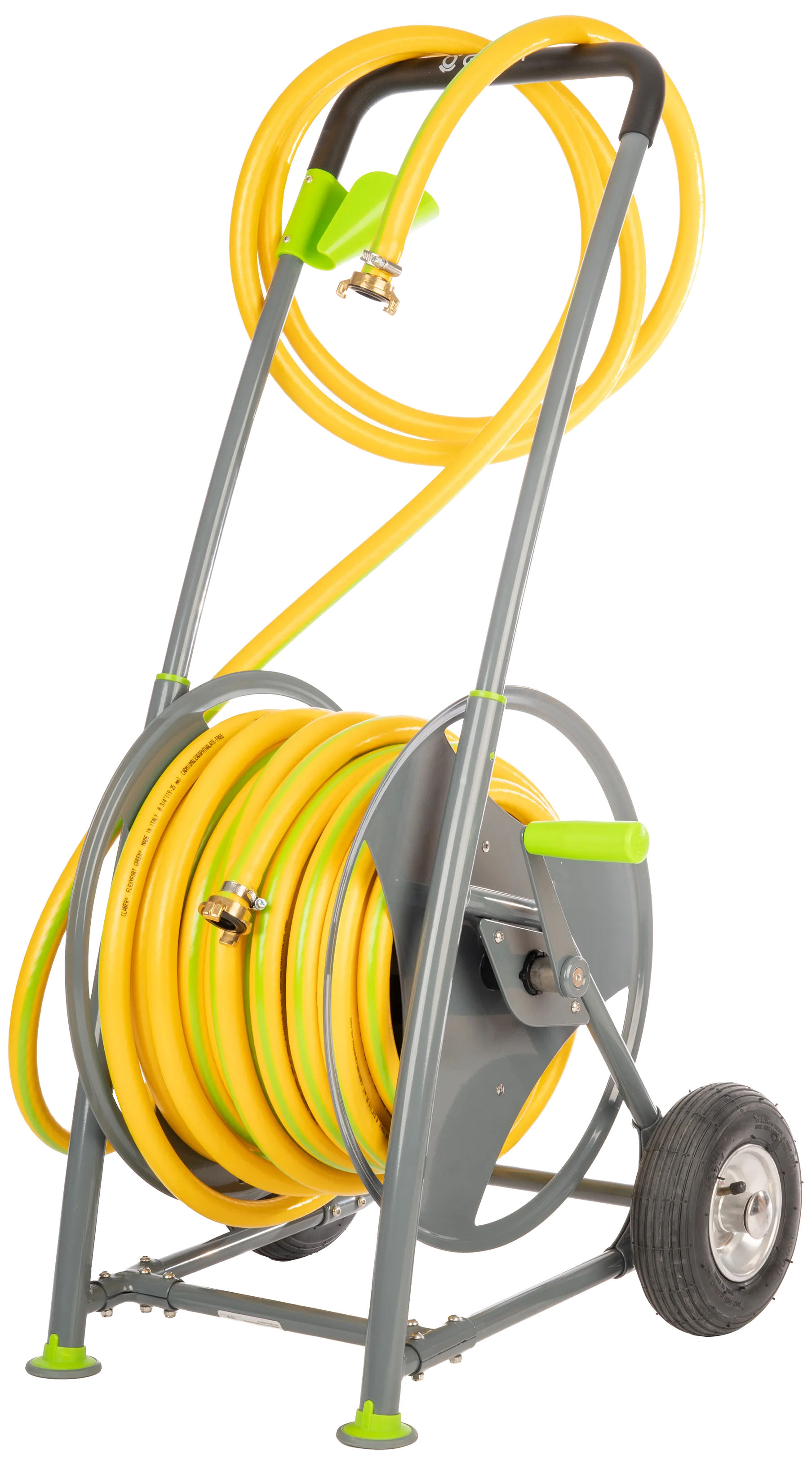 Slangevogn EG850604, 26+4m 3/4" slange med hurtigkobling.