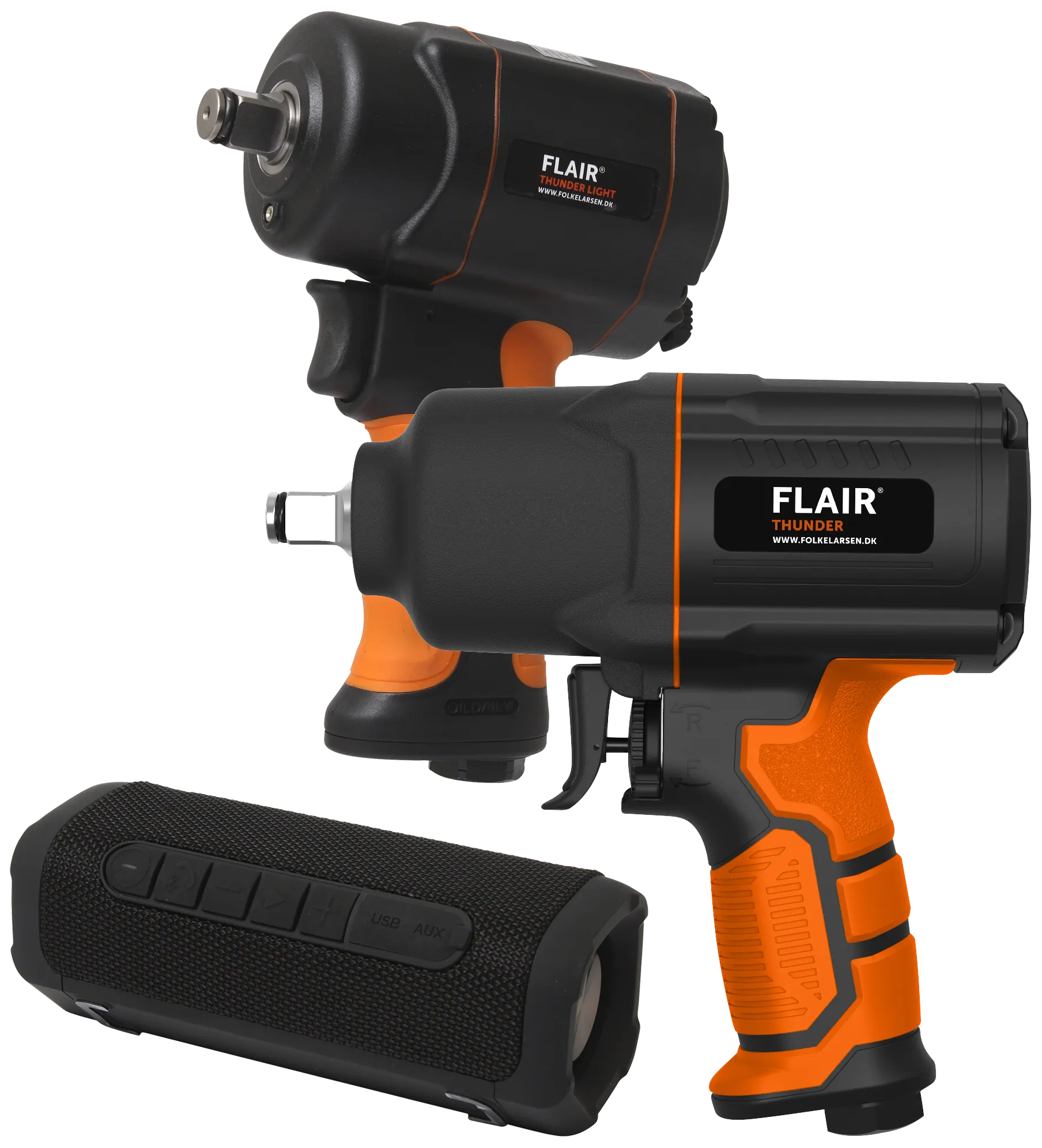 Flair 1/2" slagtrekkersett, julekampanje m/powerbank