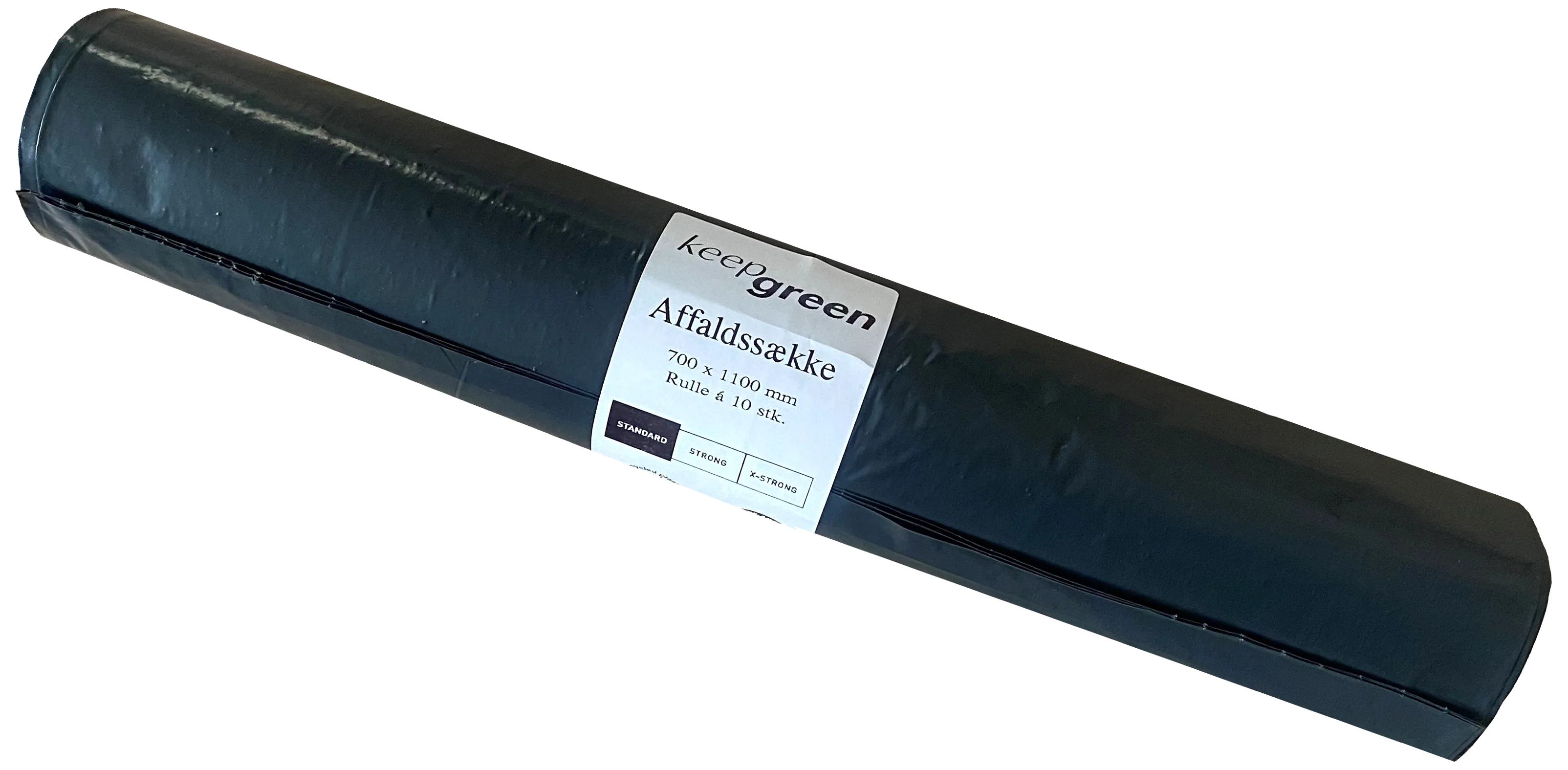 Avfallsekk KeepGreen 700×1100mm 45μ sort 20rl×10stk