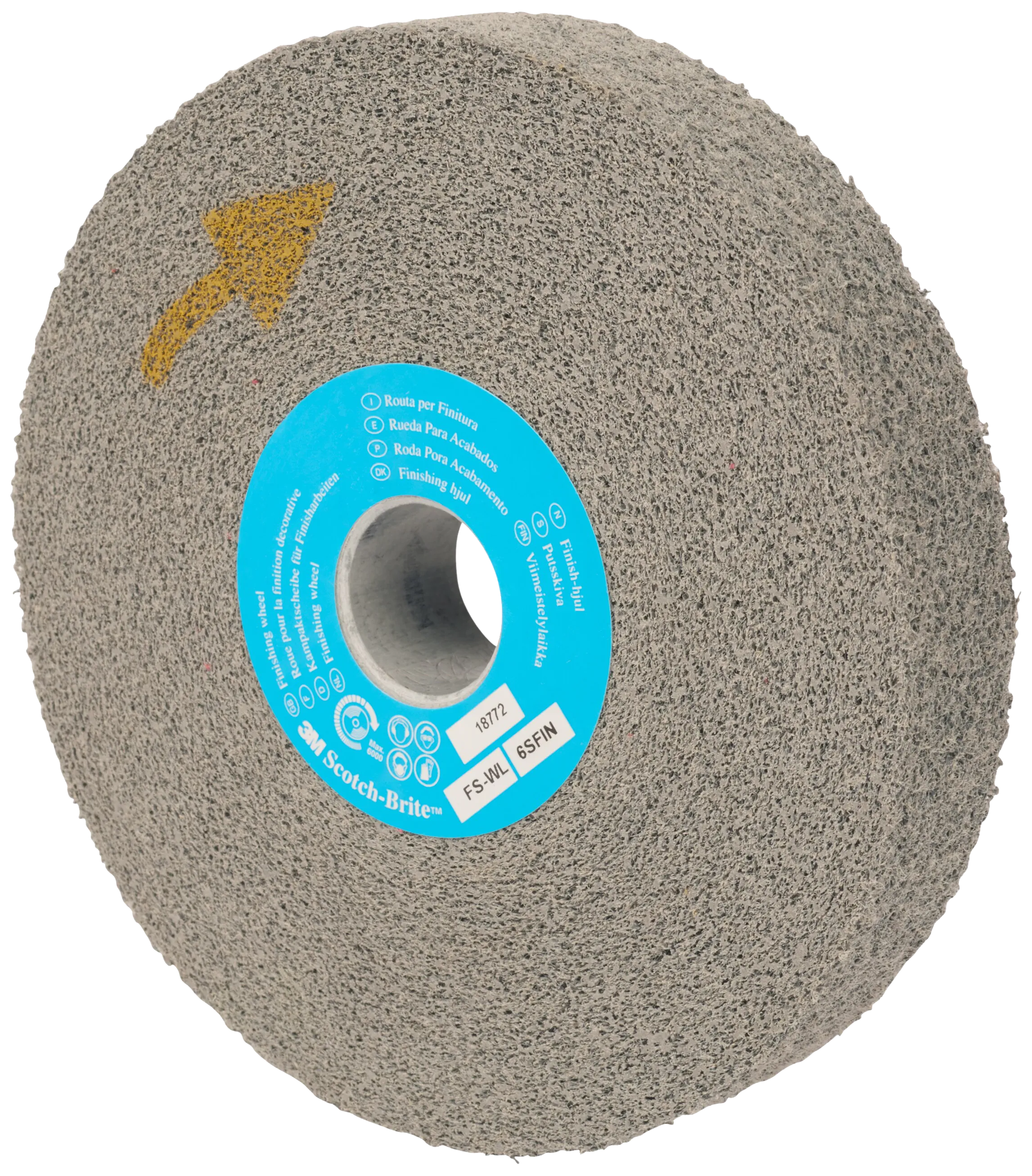 Scotch-Brite FS-WL polérhjul 2S MED 152×25×25mm