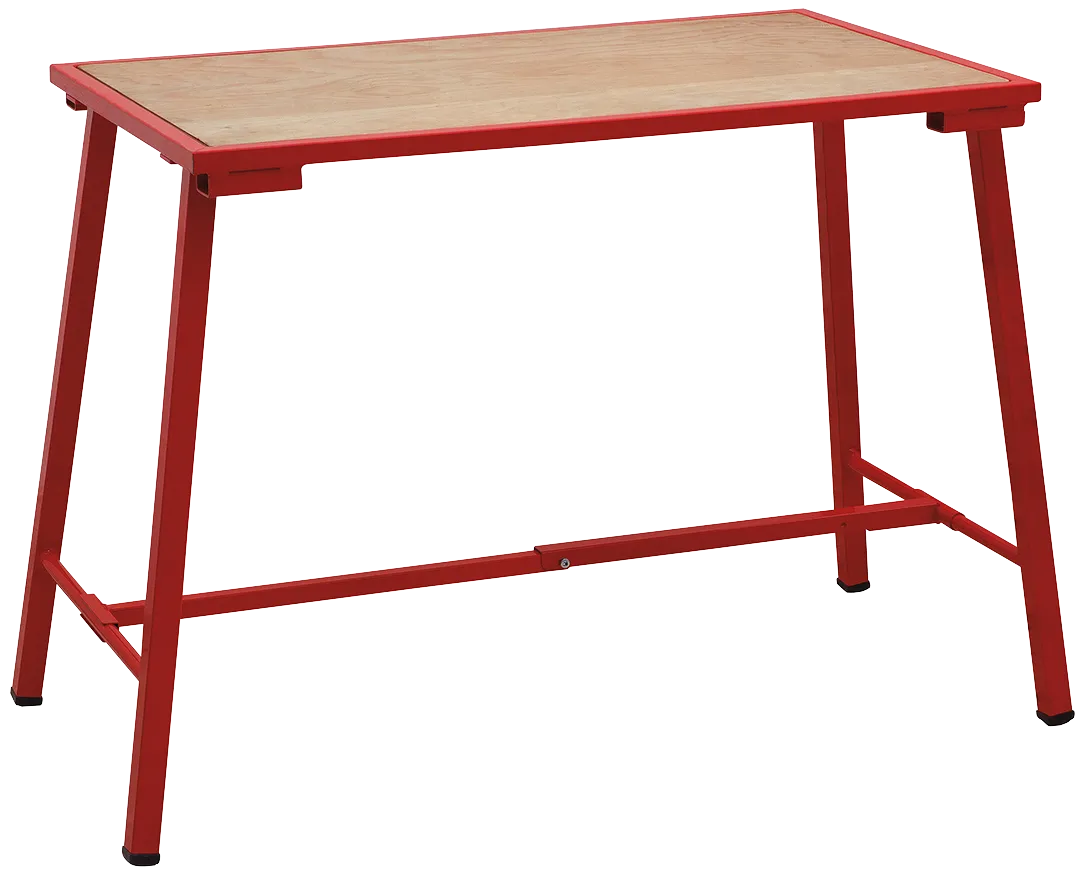 Arbeidsbord m/sammenleggbare ben, robust, 108×64cm