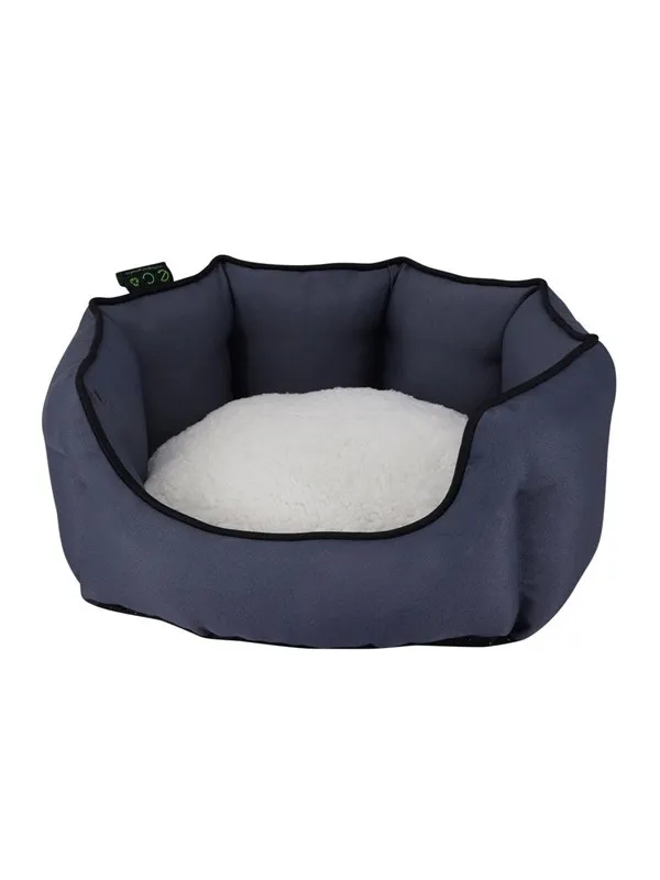 Nobby ECO Komfort seng oval ESAT 45 cm Mørkegrå