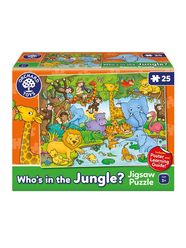 Orchard Who's In The Jungle - Puzzle 25 pcs Gulv