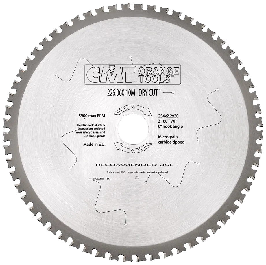 Blad 254x2,2x30 Z60 Dry Cut