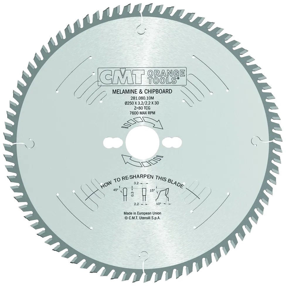Blad 250x3,2x30 Z80 TF