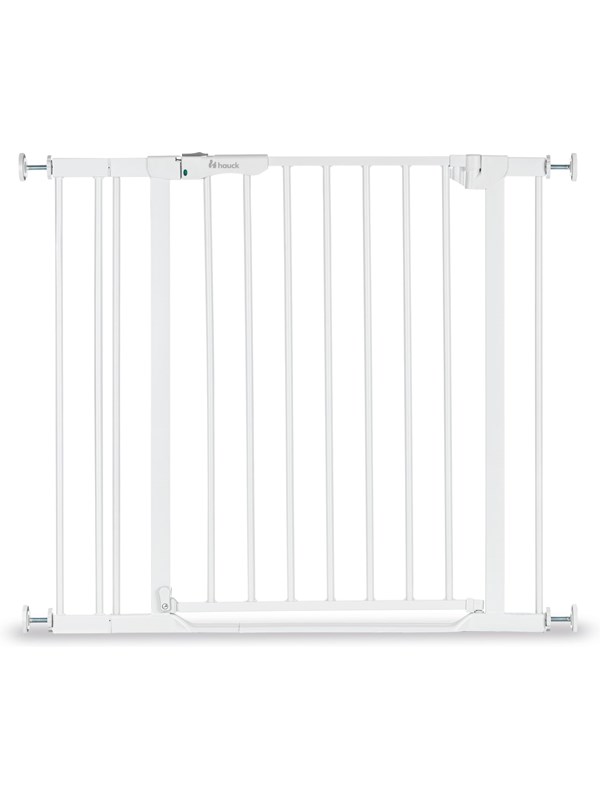 Hauck Clear Step Autoclose 2 security gate 75 - 80 cm white + 9 cm extension piece