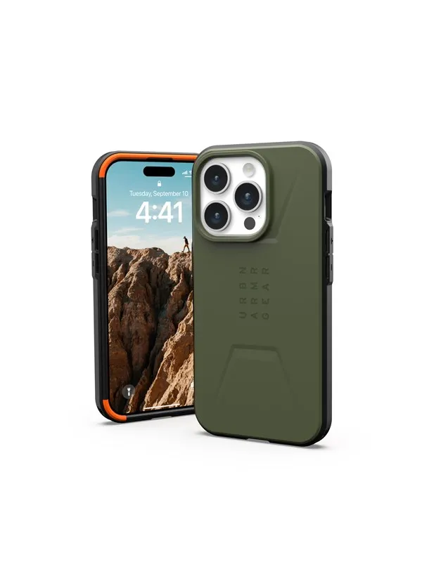 UAG Civilian MagSafe olive drab - iPhone 15 Pro