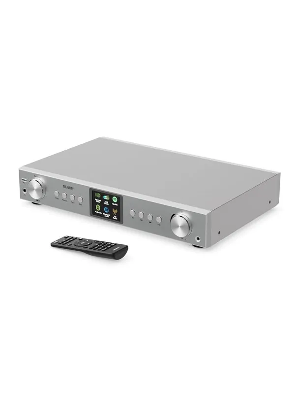 Majority Fitzwilliam 2 Radio Tuner and Media Centre - Silver - Sølv
