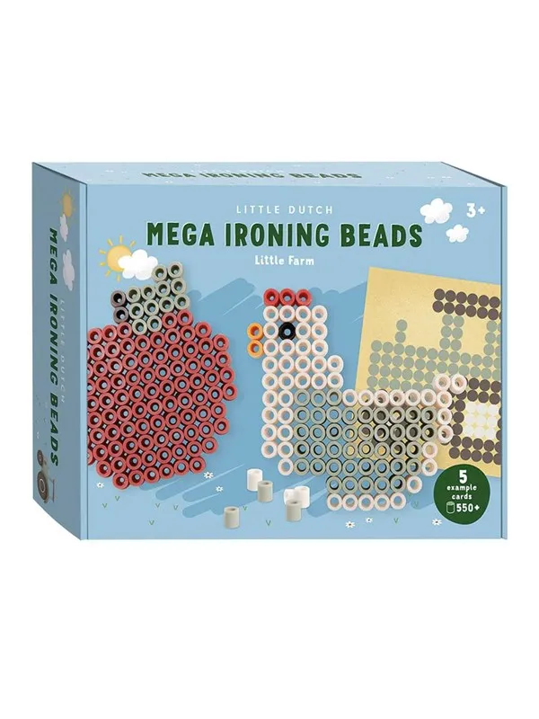 Little Dutch Maxi Iron-on Bead Set Little Farm