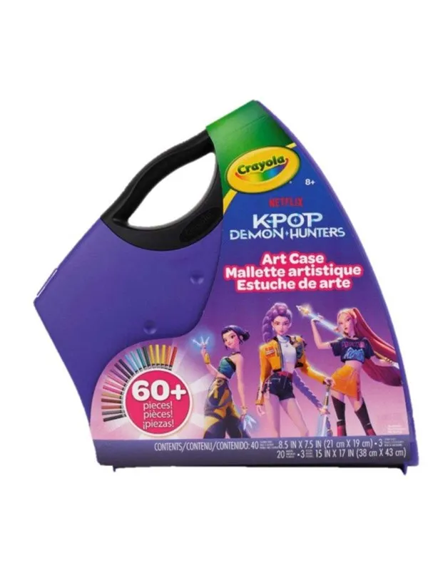 KPop Demon Hunters KPDH CRAYOLA Art Case