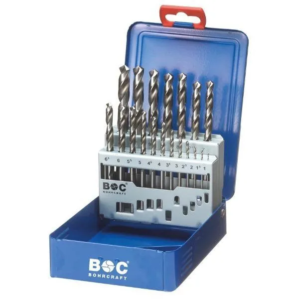 Bohrcraft spiralborsett 1120 HSS-G MG10 19stk