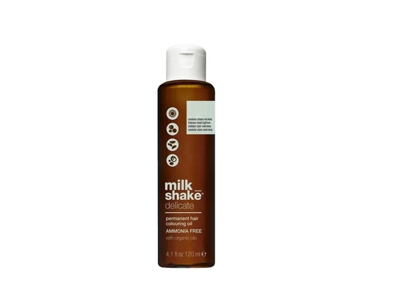 Delicate, Ammonia-Free, Permanent Hair Colouring Oil, 7.46 Copper Red Medium Blond, 120 ml
