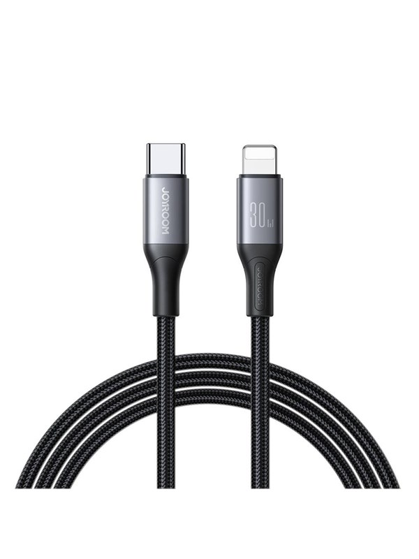 Joyroom S-A28 Flash Series 30W USB-C - Lightning cable 1m - black
