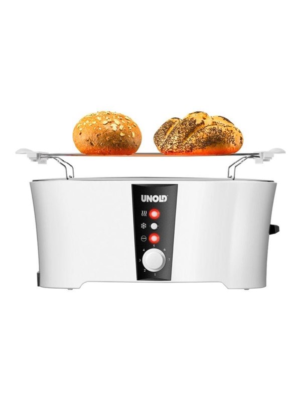 Unold Brødrister 38020 Design Dual - toaster - white/black