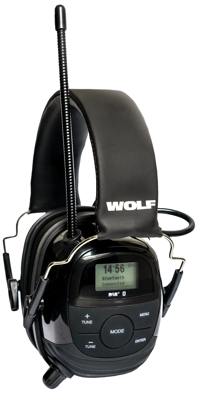Ulvehode Headset Pro aktiv hørselvern med radio
