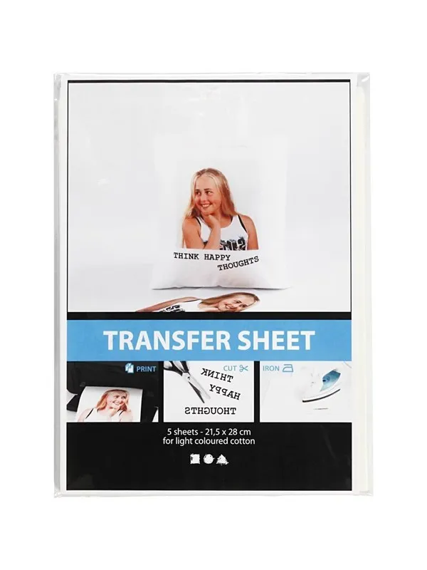 Creativ Company - Transfer Sheets Transparent 5 Sheets
