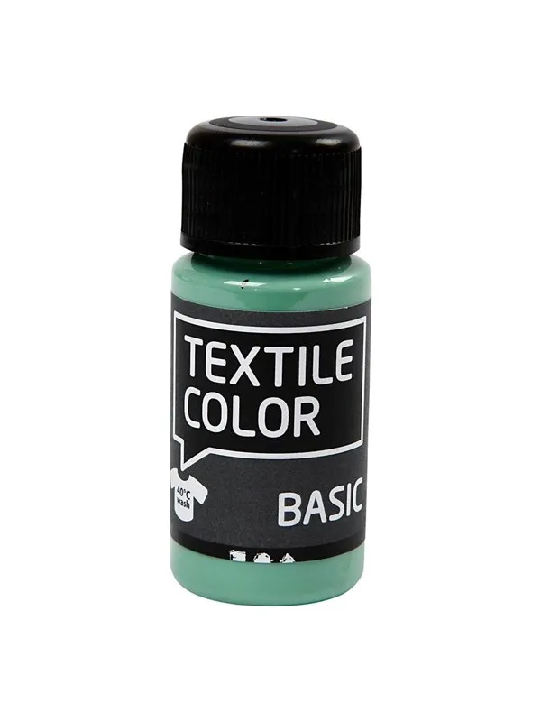 Creativ Company Textile Color Semi-opaque Textile Paint - Sea Green 50ml