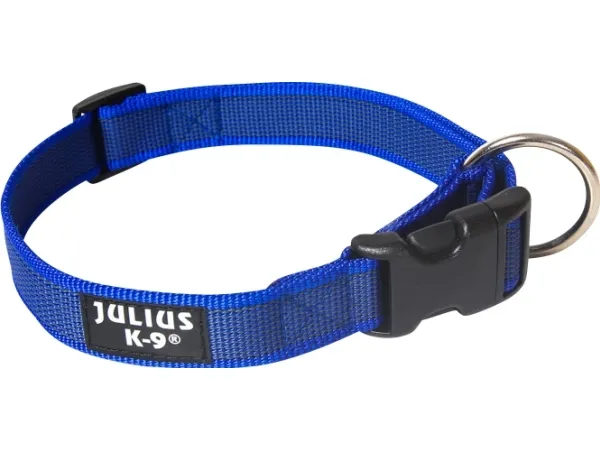 Julius-K9 Super grip halsbånd - 27-42 cm - Blå
