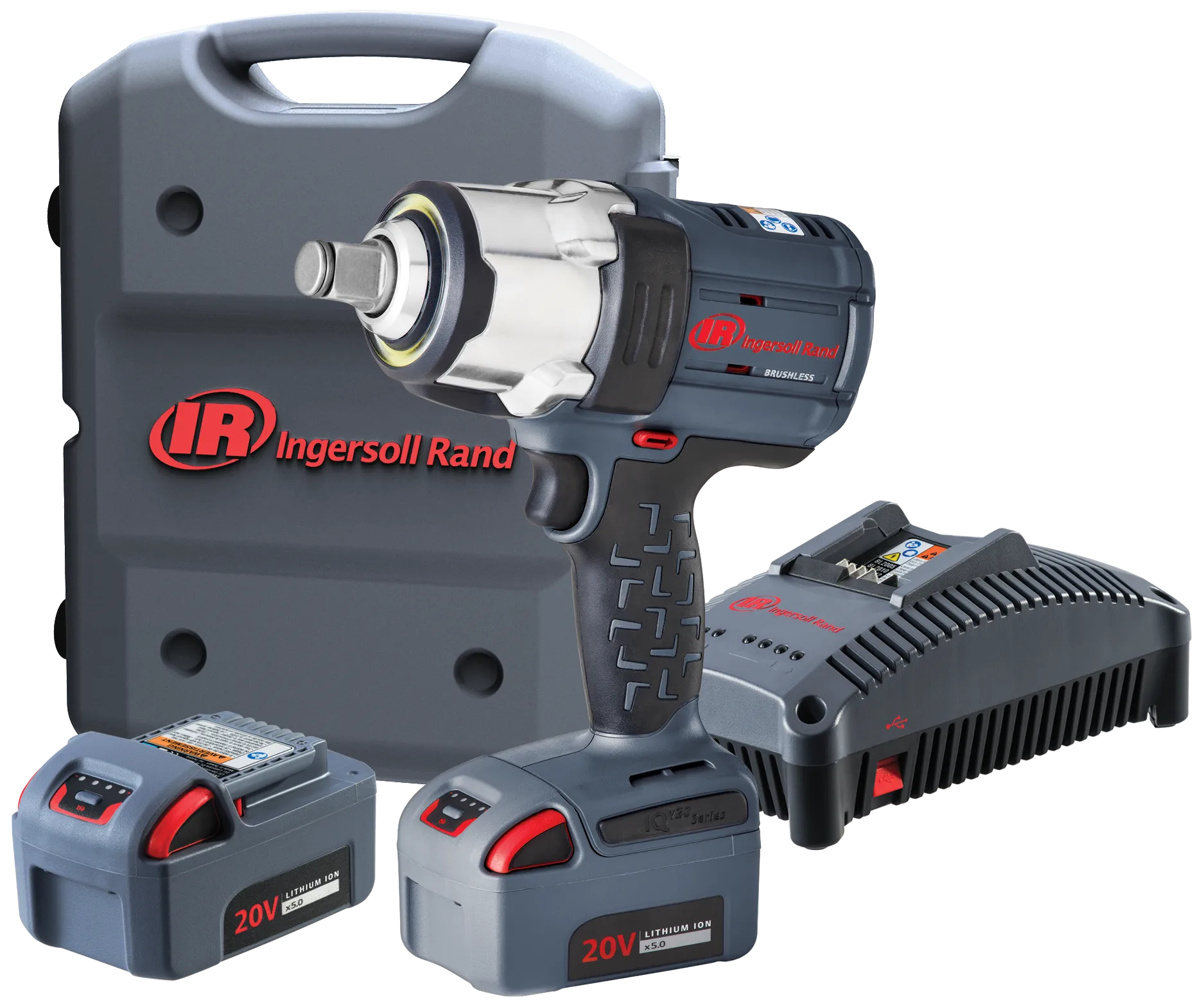 I-R W7172-K22 3/4" slagtrekker 2040Nm 20V/2×5Ah