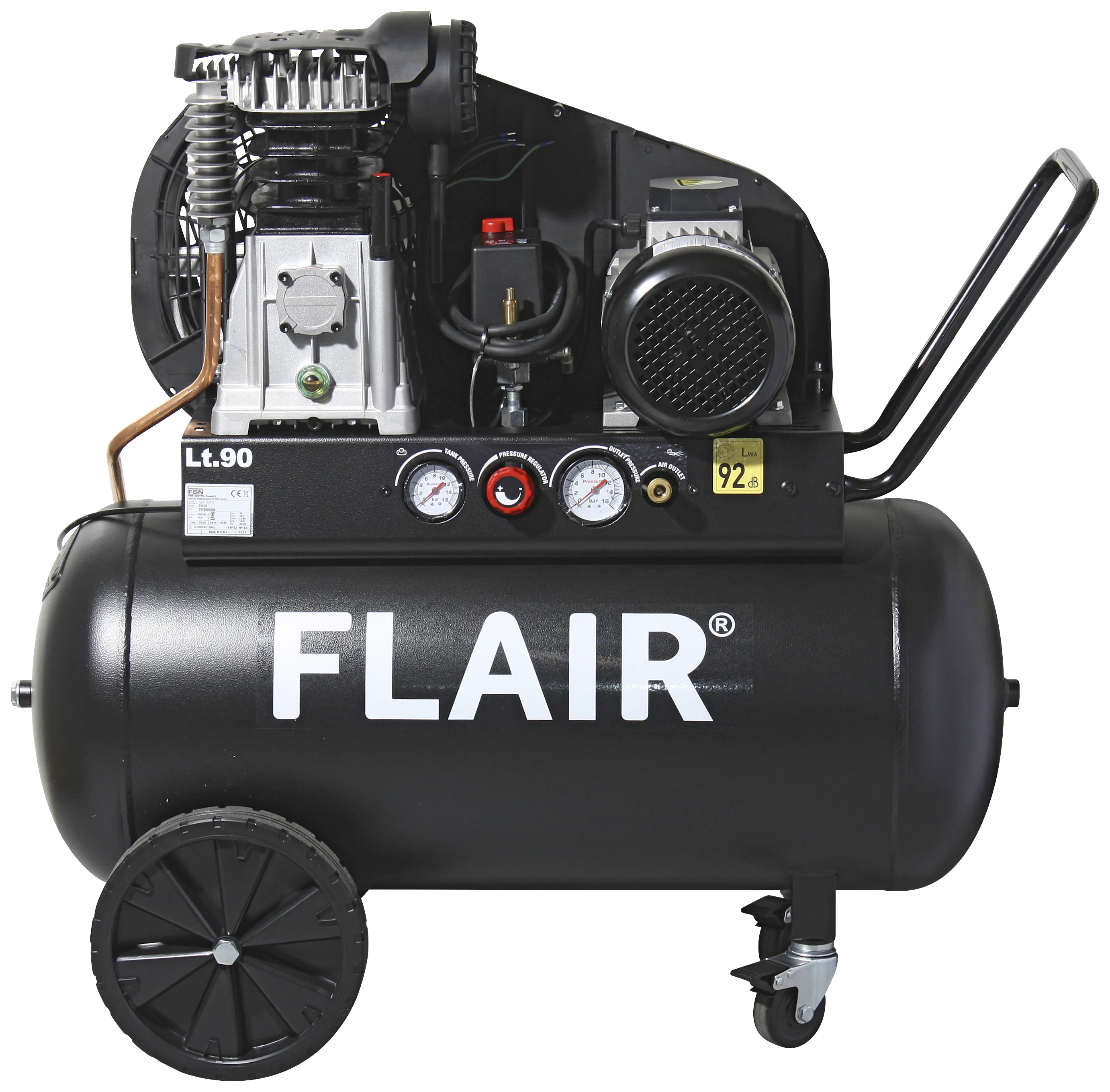 Flair 30/90S kompressor 390ltr/min 3,0HK 400V