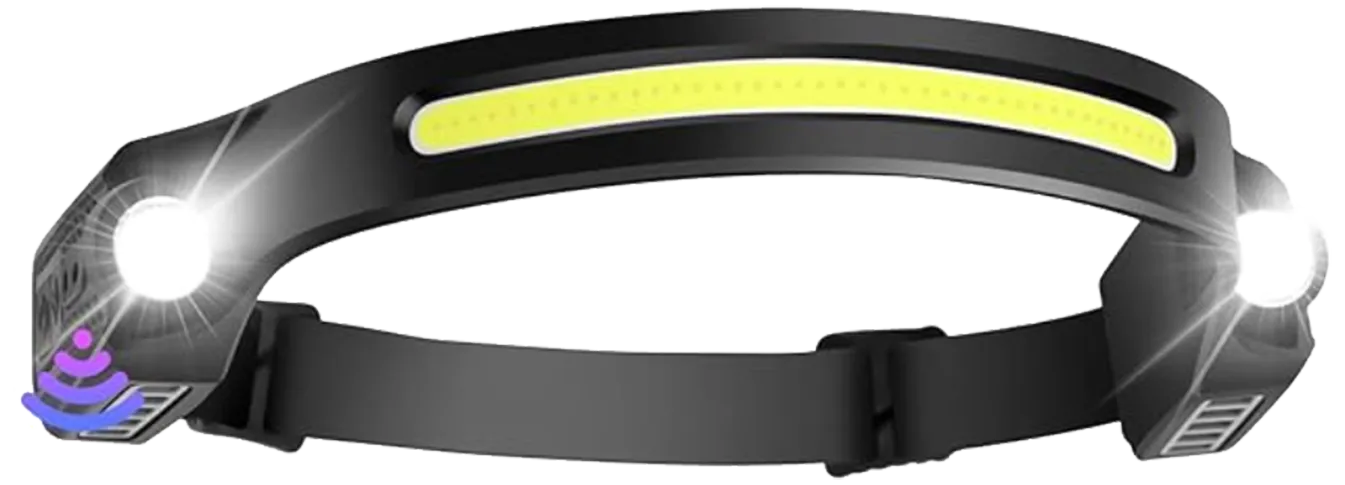 Japcell HLS650 hodelykt m/sensor 650lm oppladbar