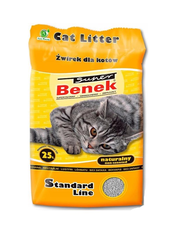 Certech Super Benek Compact Natural Cat Litter 25L (20 kg)