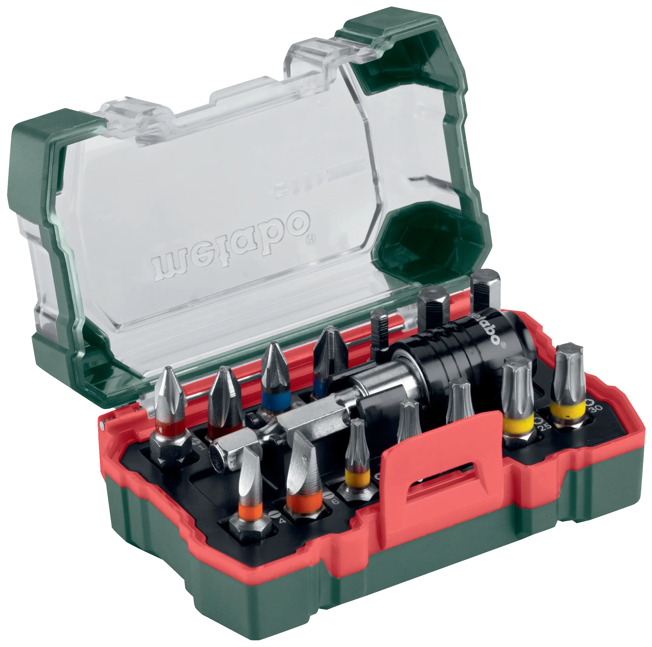 Bitsett, 14 stk S2-bits + holder