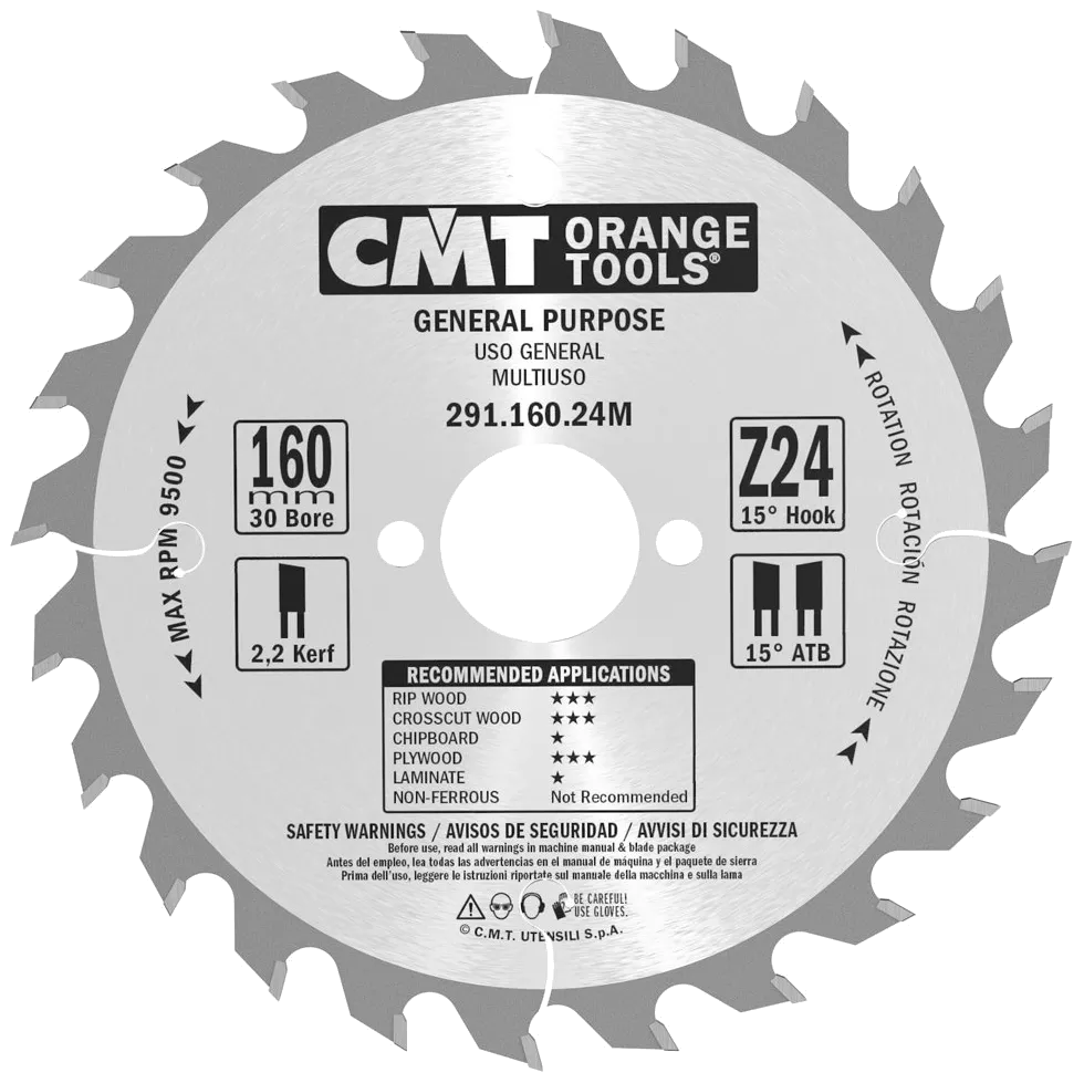Blad 160x2,2x30 Z24 W