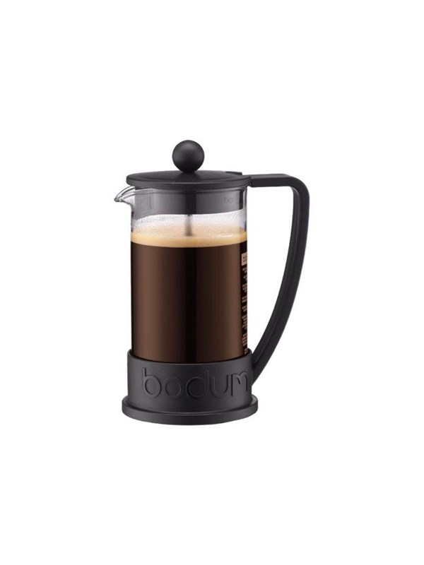 BODUM Brazil - french press - black - Size 11.3 x 7.9 cm - Height 16 cm - 0.35 L