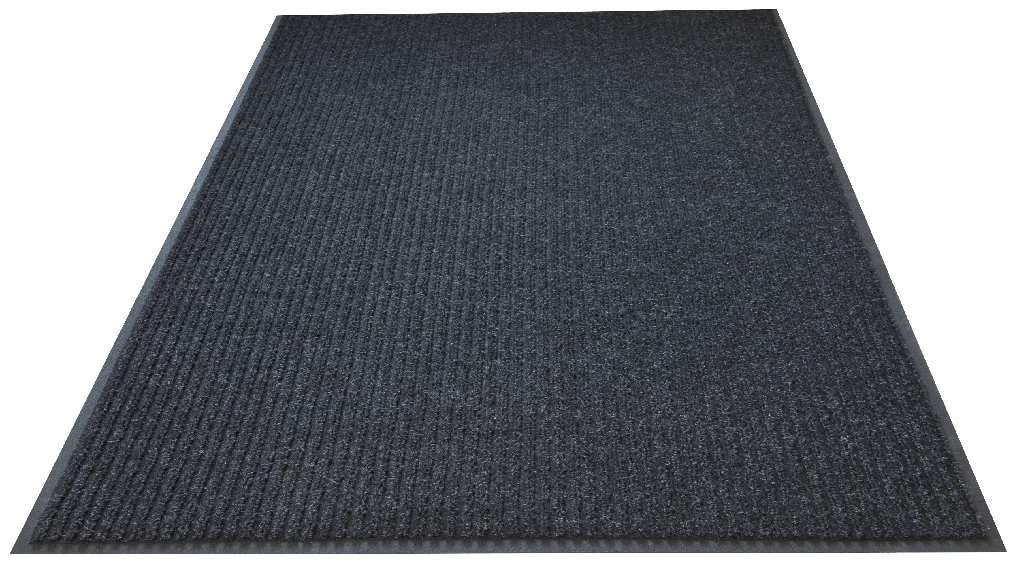 Tekstil Rib inngangsmatte, 0,9×1,5m sort