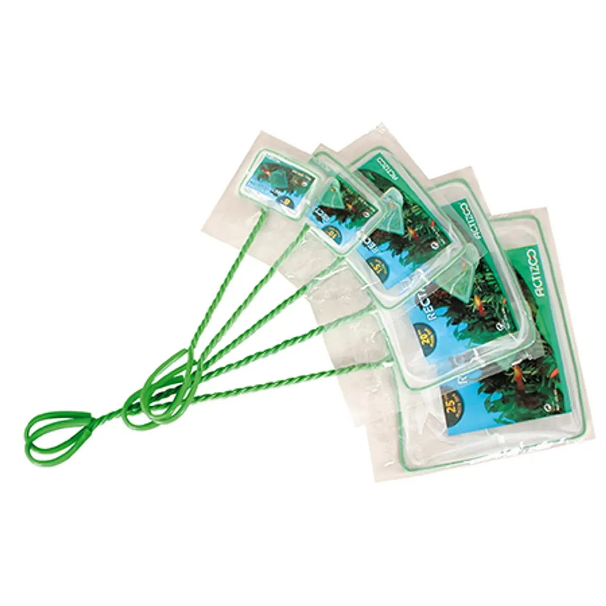 Zolux Akvariehåv  -  Sort & Hvit - 20 cm - Hvit