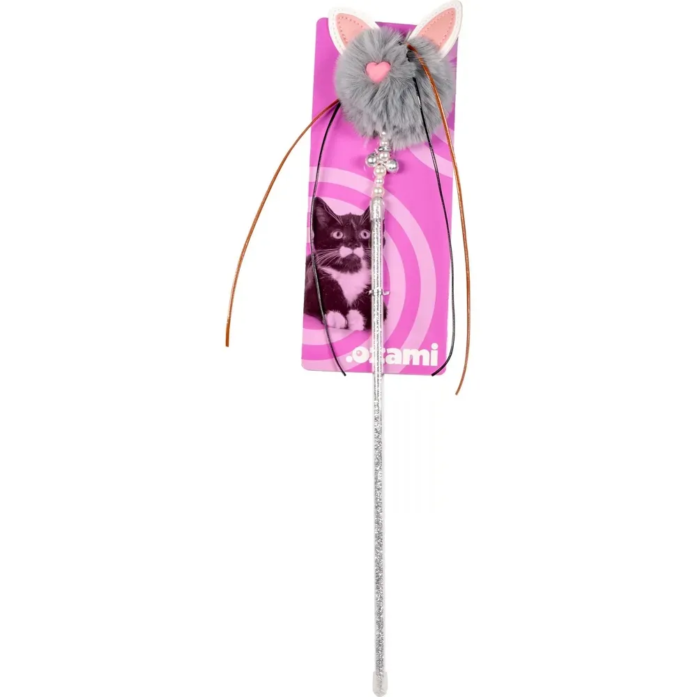 Viftepinne til katt Adorable 30cm - Grå