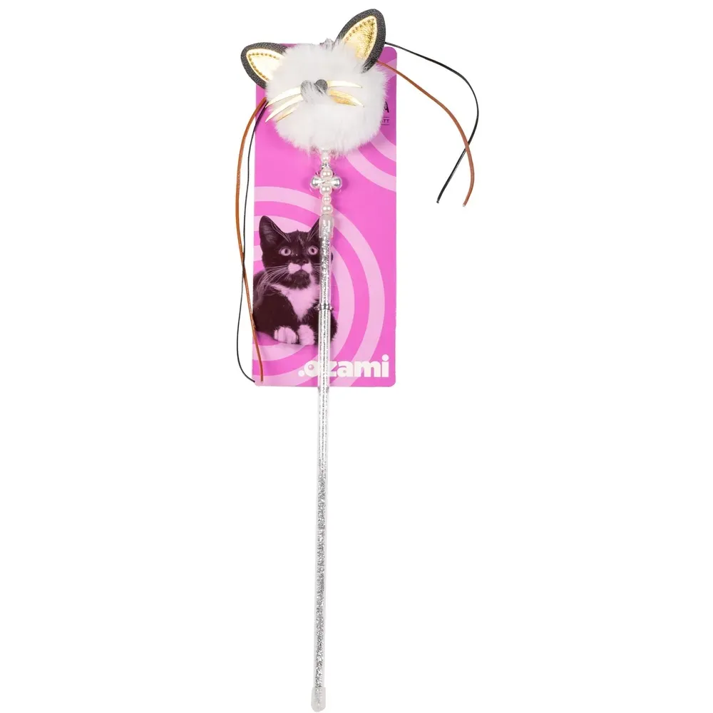 Viftepinne til katt Adorable 30cm - Hvit