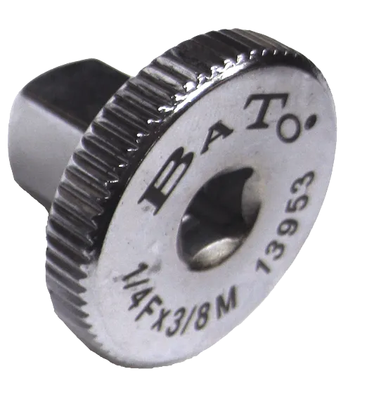 Adapter 1/4"innv.×3/8"utv.lavprofil