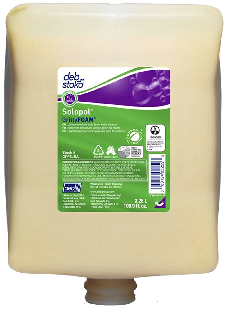 Deb håndrens Solopol GrittyFOAM, 4×3,25 liter