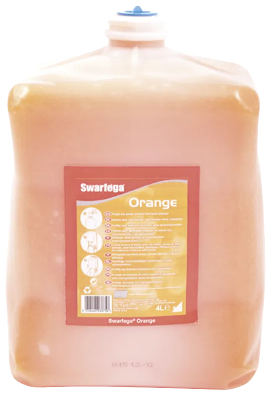 Swarfega Orange håndrens, 4 × 4 liter