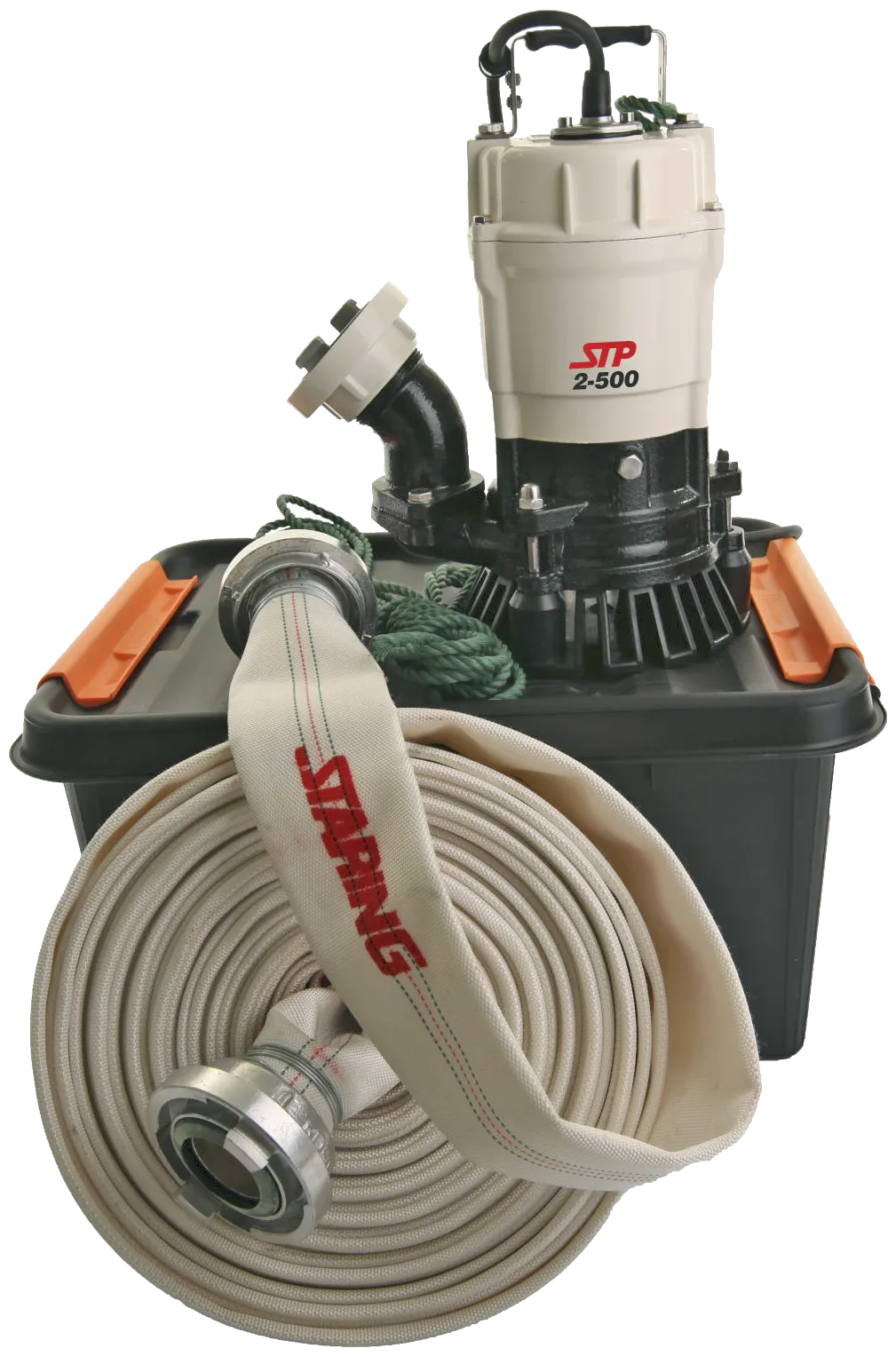 Dykkpumpe STP2-500 230V 2", sett m/slange, i kasse