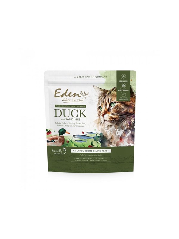 Eden Duck & Sardine - dry cat food - 1.5 kg