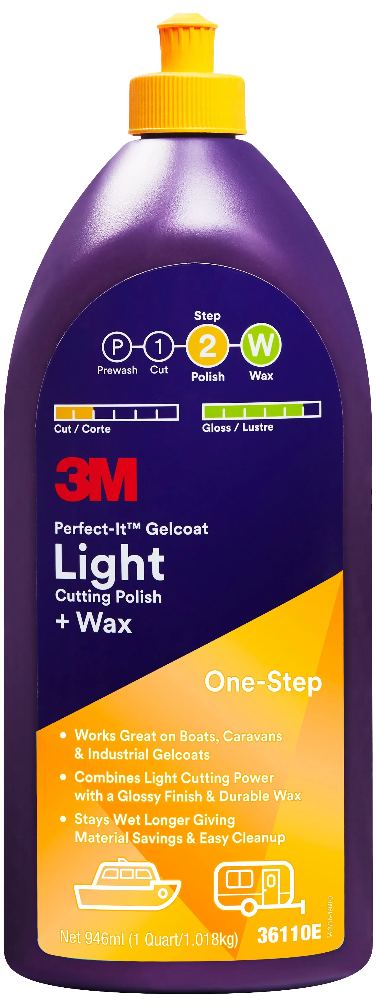 Perfect-It Gelcoat Light slibe-/pudsemiddel 946 ml