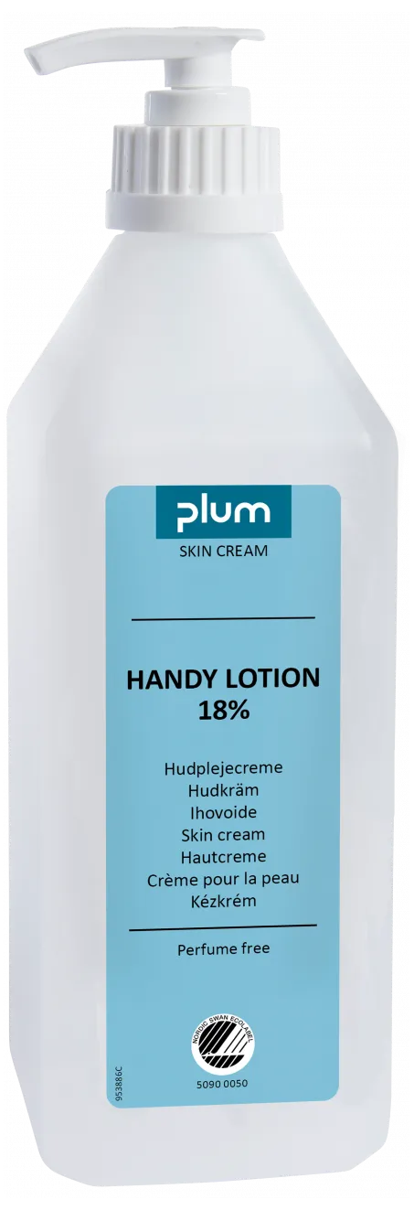 Plum Handy Lotion 18% hudkrem 600ml pumpeflaske