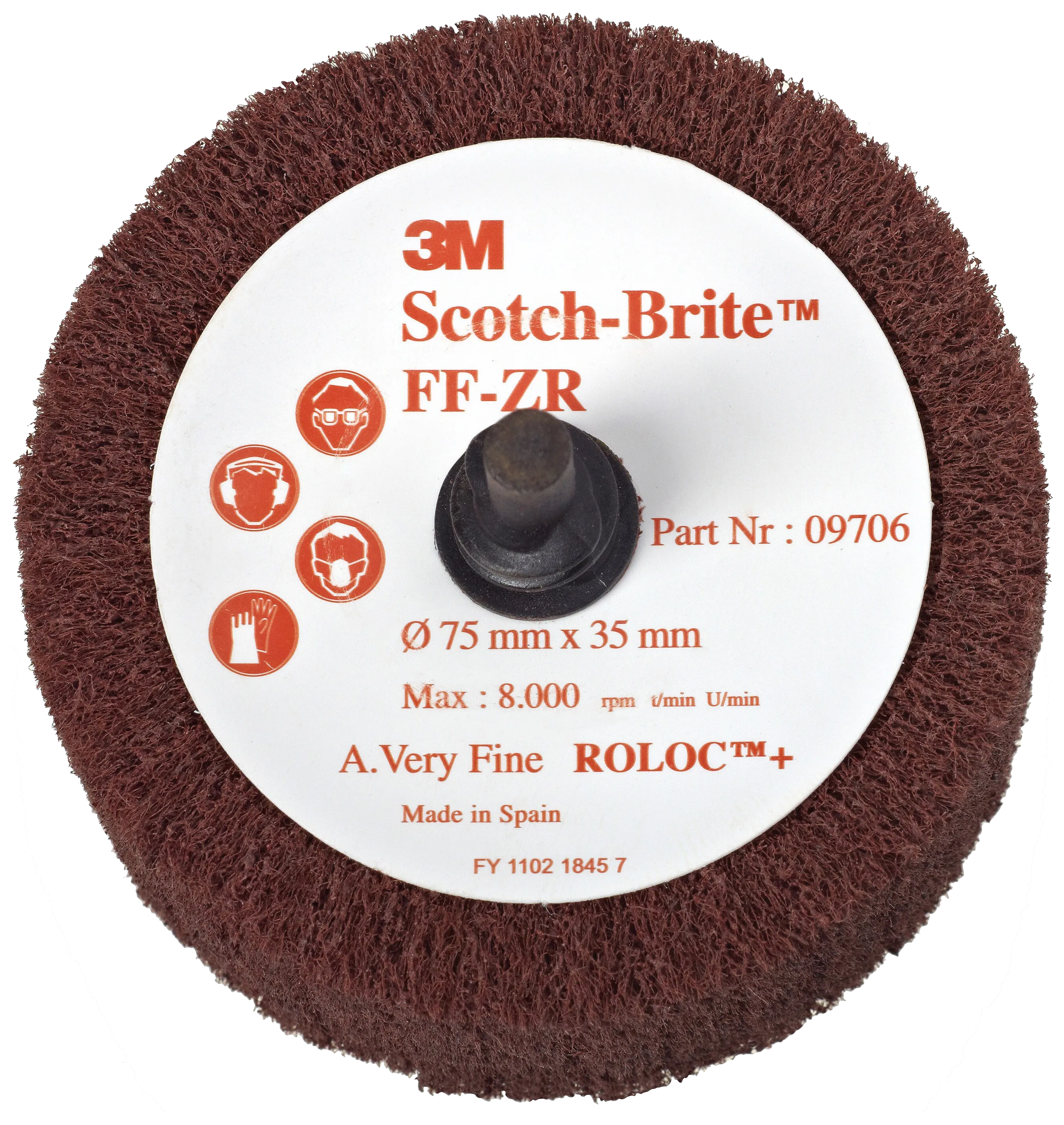 Scotch-Brite flapbørste FF-ZR 50×25mm A VFN