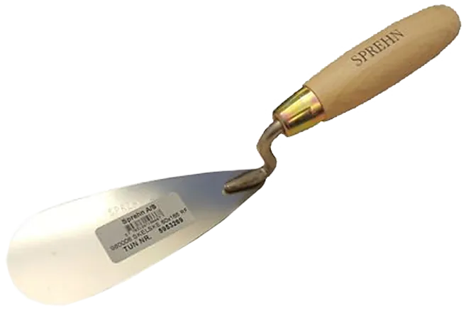 Sprehn skje med treskaft rustfritt 45×160mm