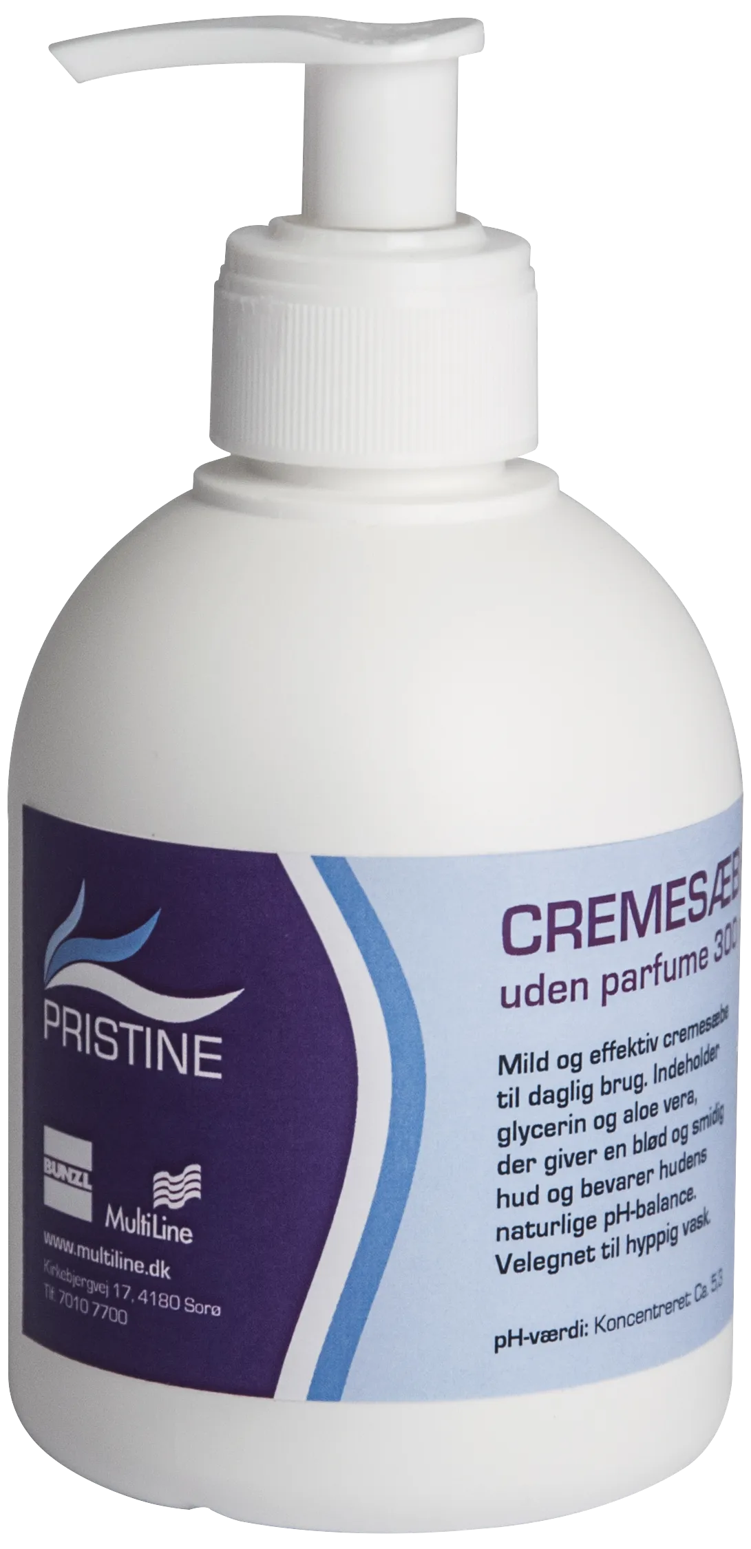 Pristine kremesåpe u/parfyme, m/pumpe, 12 × 300ml