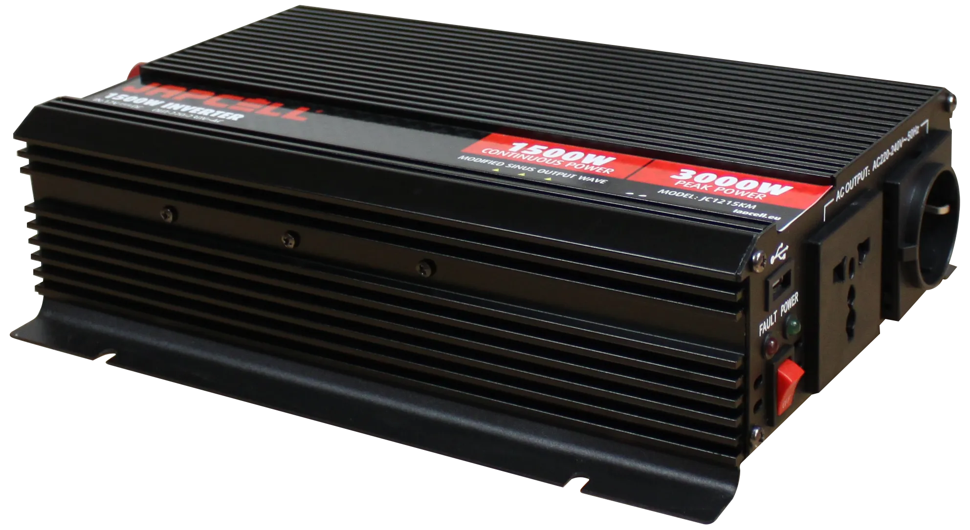 Japcell Inverter 12V/230V 1500W/3000W modif. sinus